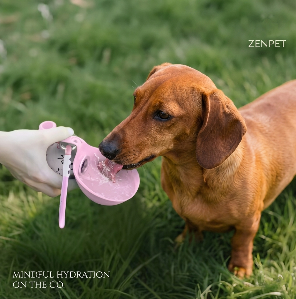 ZenSip™ - Hidratación Inteligente para Perros
